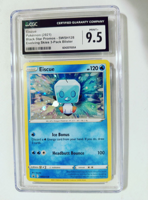 Eiscue Black Star Promo SWSH128 Holo CGC 9.5