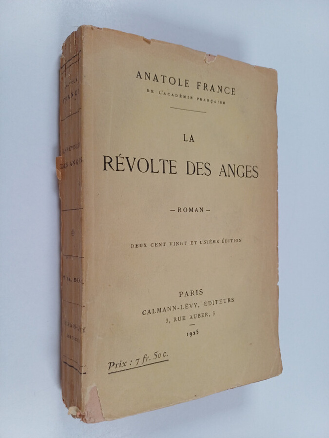 Anatole France : La revolte des anges