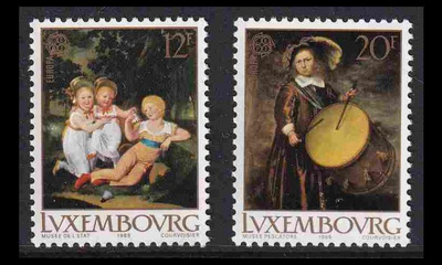 Luxemburg 1219-20 ** Europa lasten leikit (1989)