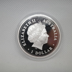 Australia 1 Dollar 2000 Millennium 1oz hopeakolikko - pikkukuva 4