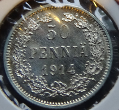 1914 50 penniä Tyyppi II kl9