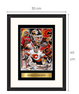 Uusi Miikka Kiprusoff Calgary NHL art print Limited Edition