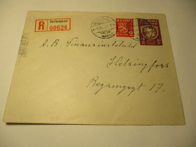 1937 Uusikaupunki kirjattu ehiökuori
