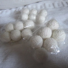 Valkoiset Kimaltavat Pallot / Pallo 3 x 6 kpl (18 kpl) - pikkukuva 1