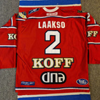 Teemu Laakso Punainen HIFK Game Worn 2005-2006 - pikkukuva 2