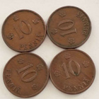 10 penniä 1926 4kpl - pikkukuva 1