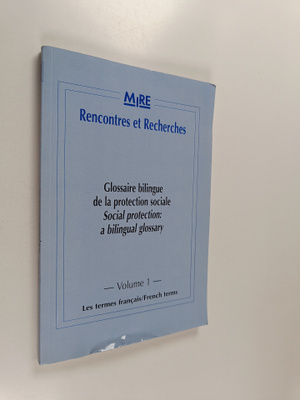 J.-P. Revauger : Glossaire bilingue de la protection soci...