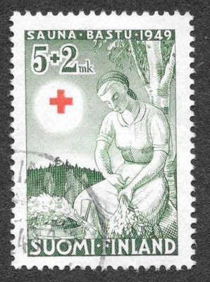 Punainen risti 1949 5+2mk (LAPE 361) O
