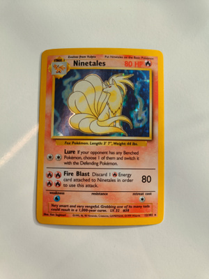Pokémon Ninetales Holo 12/102 – Base Set (WOTC 1999)