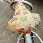 Valkoinen Jopo-polkupyörä DesignHouse kori BikeCap sadelippa - pikkukuva 3