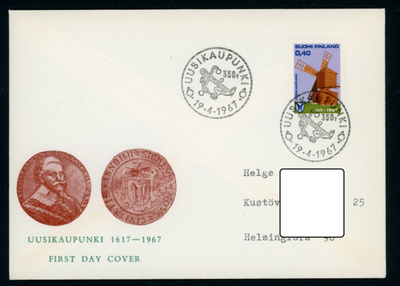 FDC 1967 Uusikaupunki