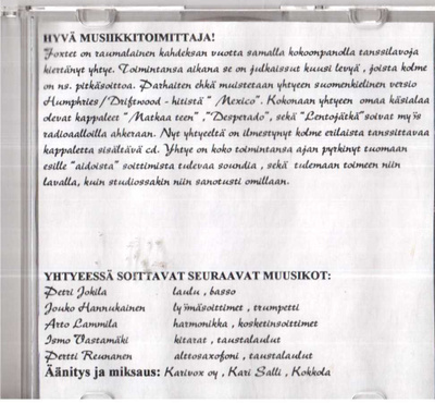 CDS HYVÄ MUSIIKKITOIMITTAJA