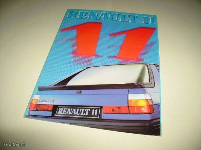 Myyntiesite Renault 11 - 1984