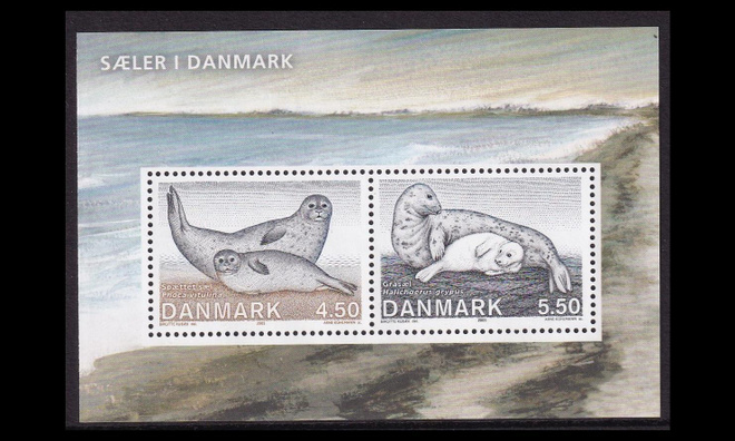 Tanska 1417-8BL26 ** Hylkeitä (2005)