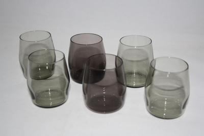 6 kpl Timo Sarpaneva i-103 Iittala snapsilasit