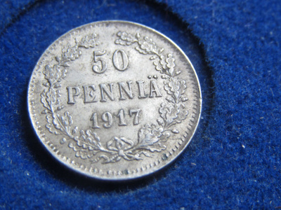 50 penniä 1917 I