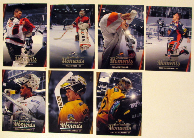 Cardset 2016-17 Goaltender Moments kortteja