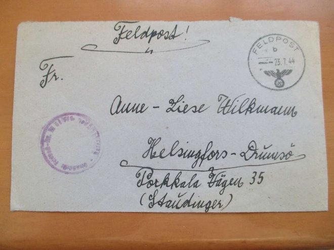 1944 Saksa kp kuori Lauttasaareen