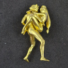 Erotic sculpture figurine in metal - pikkukuva 2