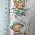 Söpöt nalle tarrat 10kpl - pikkukuva 2
