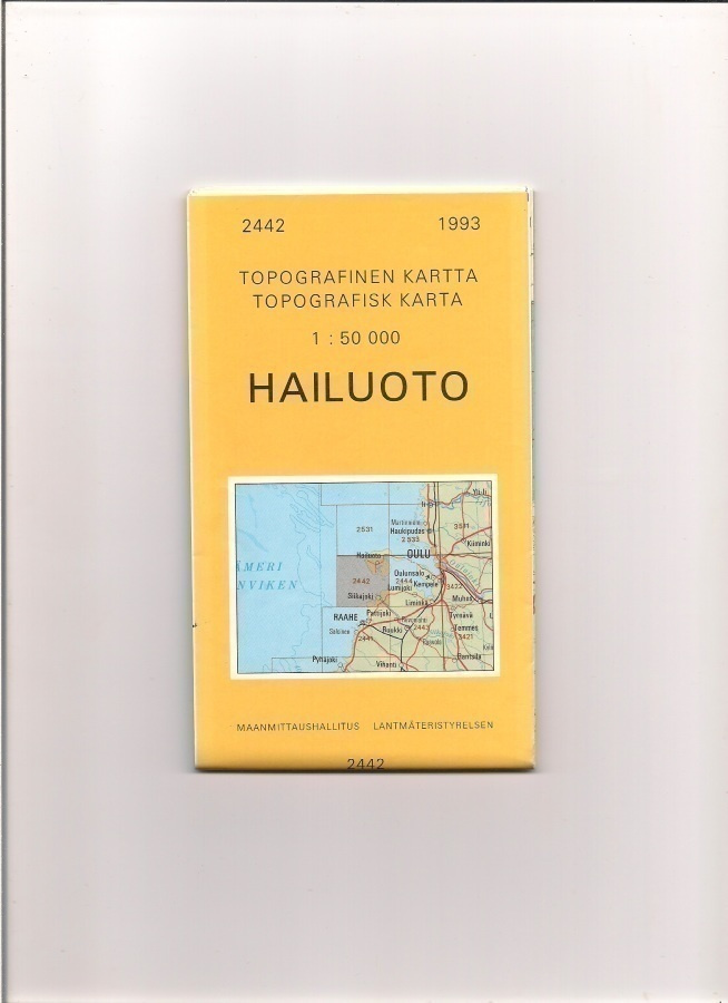 Maastokartta 1:50 000 Hailuoto