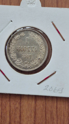 1 markka 1907, Suomi