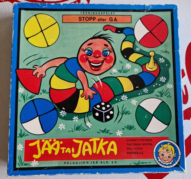 Jää Tai Jatka Vintage Toukkapeli.Paletti 4065