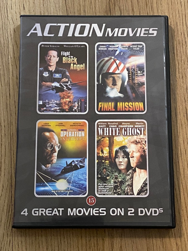 ACTION MOVIES - 4 ELOKUVAA - 2x DVD