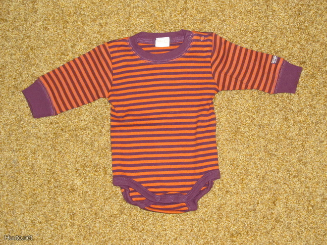 Baby by Lindex kaunis unisex oranssi/ruskea body 62!