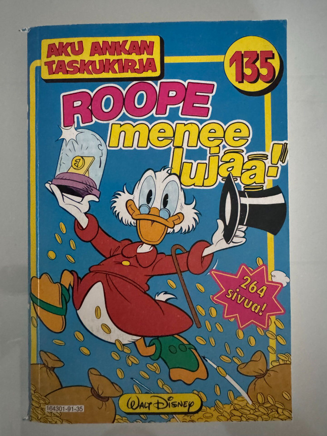 Aku Ankan taskukirja nro 135 : Roope menee lujaa!