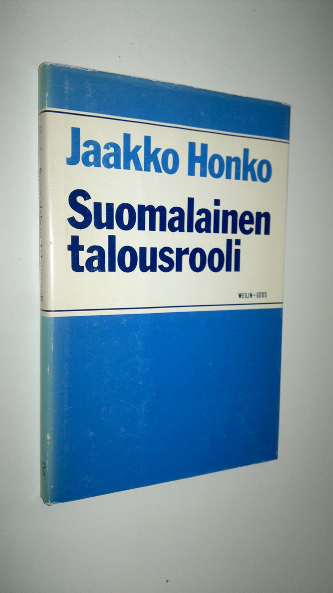 Jaakko Honko : Suomalainen talousrooli
