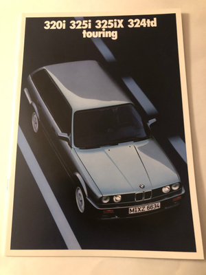 Myyntiesite - BMW 320i 325i 325ix 324Td Touring - 2/1987