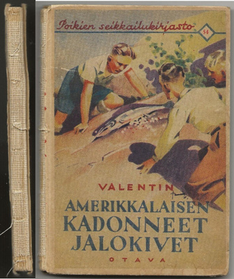 Valentin: Amerikkalaisen kadonneet jalokiv (1.p 1935) PSK 54