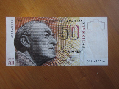 50 mk (1986) Alvar Aalto (Litt. A)