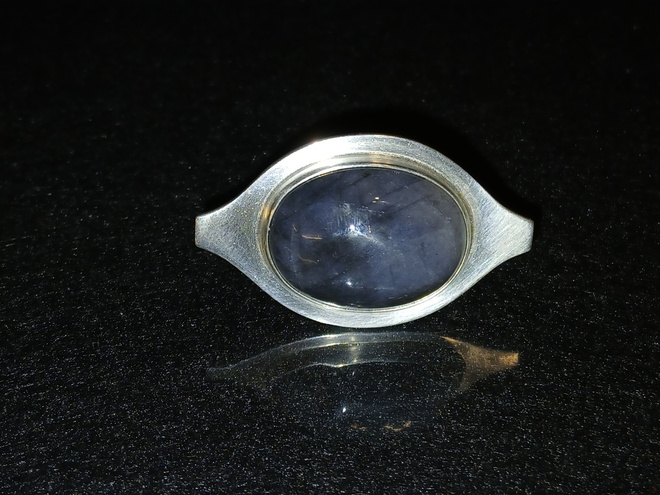 1966 Vintage Sammalakaatti kivi Hopea solki