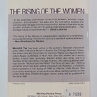 Meredith Tax : The rising of the women : feminist solidar... - pikkukuva 2