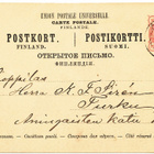 CARTE POSTALE FINLANDE -1891 - pikkukuva 1