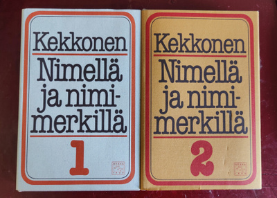 4kpl Kekkoseen liittyviä kirjoja