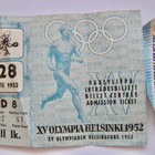 VANHA Pääsylippu Olympia 28.7.1952 Helsinki Nyrkkeily - pikkukuva 1