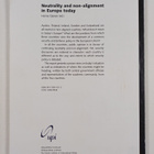 Hanna Ojanen : Neutrality and non-alignment in Europe today - pikkukuva 2