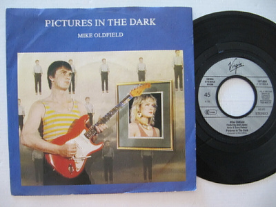 Mike Oldfield Pictures In The Dark 7" sinkku