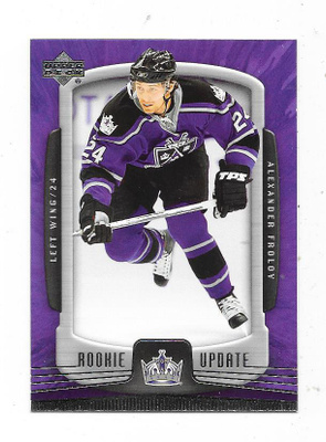 2005-06 UD Rookie Update #44 Alexander Frolov , LA Kings