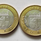 Suomi 5 eur, maakuntaraha+maakuntien rakenn. Satakunta, unc - pikkukuva 3