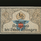 Saksa Notgeld 50 Pfennig, Esslingen 1.9.1919 - pikkukuva 1