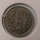 Switzerland. 5 rappen 1944. - pikkukuva 2