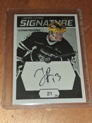 21-22 Cardset Signature Limited Juuso Pärssinen /25 TPS