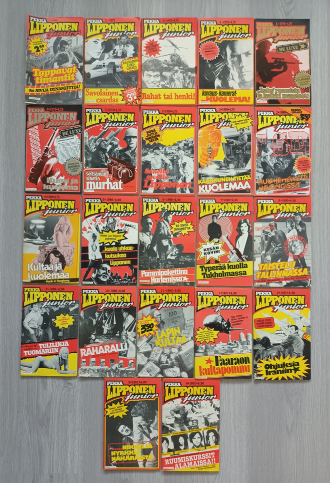 Pekka Lipponen Junior koko sarja 1979-1981