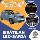 Opel Meriva A Sisätilan LED-sarja 8-osainen - pikkukuva 1