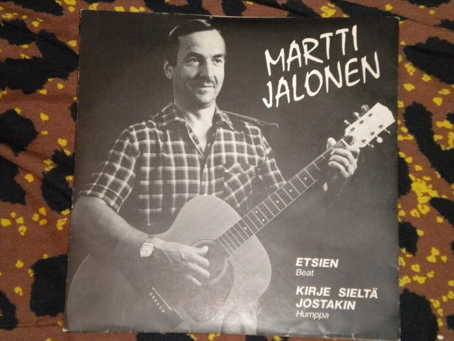 7" MARTTI JALONEN - Etsien (beat) - 1986 MINT-