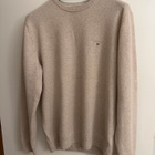 GANT beige/vaaleanruskea miesten lampaanvillaneule (XL) - pikkukuva 1